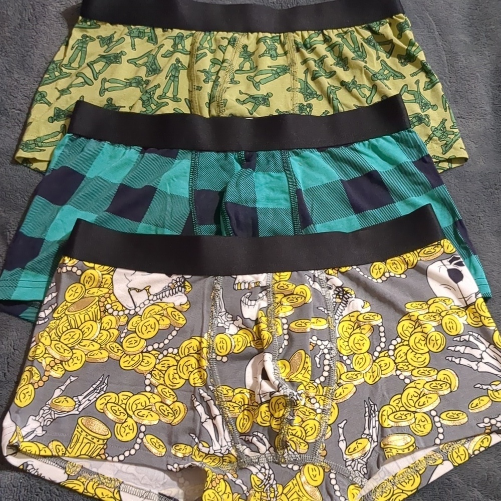 Me Undies 3 pairs Pattern trunk briefs Underwear Men's size Small